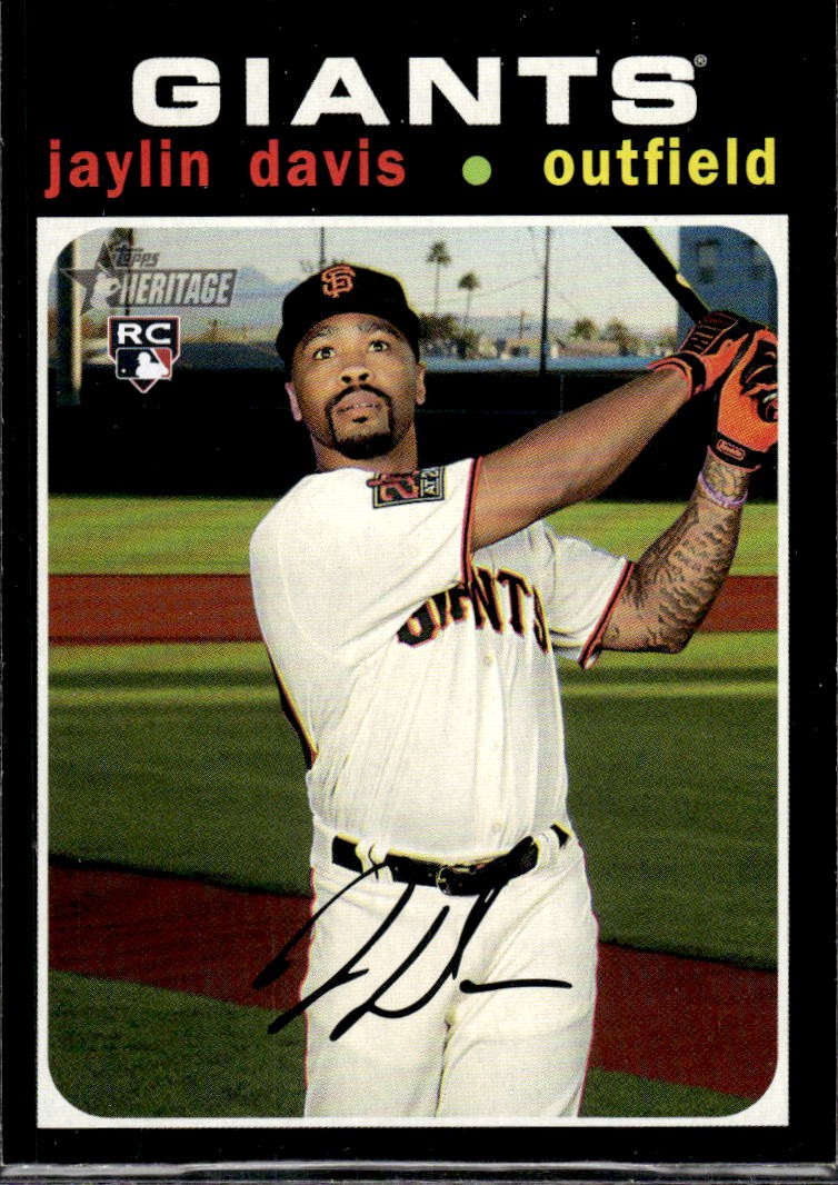 2020 Topps Heritage #546 Jaylin Davis