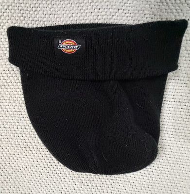 Dickies Black Solid Knit Cuffed Beanie Hat One Size Unisex Adults Fall Winter