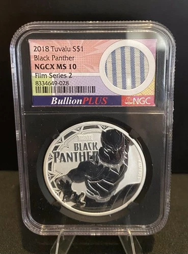 2018 Niue S$2 NGC - Pf 10 UC Film Series 2 - 1oz Silver Black Panther