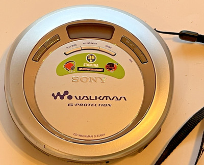 SONY Walkman D-EJ621 Vintage Portable CD Player G-Protection TESTED & WORKING