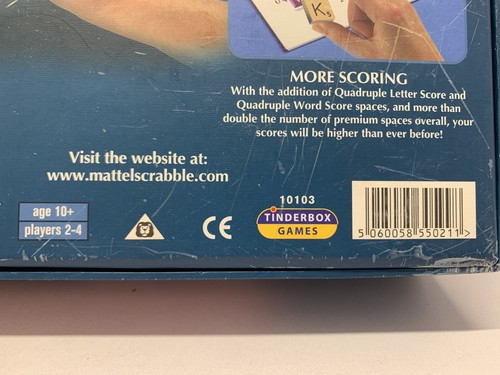 Super Scrabble Brettspiel - Tinderbox Spiele (2006) 100% vollständig - einwandfrei - Bild 20 von 20