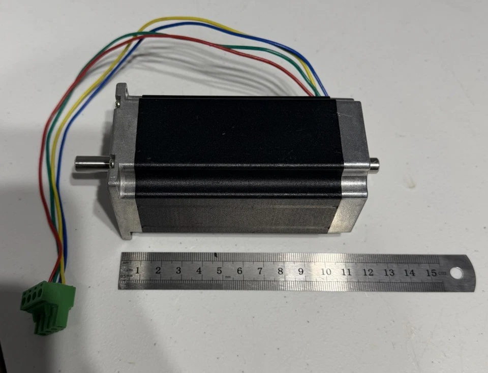 High Torque NEMA 17 Stepper Motor 42x100mm 4-Wire Bipolar Dual Shaft CNC - Image 2 of 4