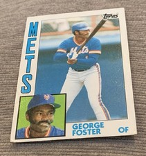 1984 Topps George Foster Baseball Card #350 Mets
