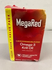 Schiff MegaRed Omega-3 Krill Oil Softgels 120 Count Heart Health Support - 2025
