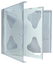 STANDARD White Double CD Jewel Case Lot