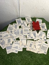 Antique Cartographic Game Cards US States, Capitols Cards RARE Not Complete