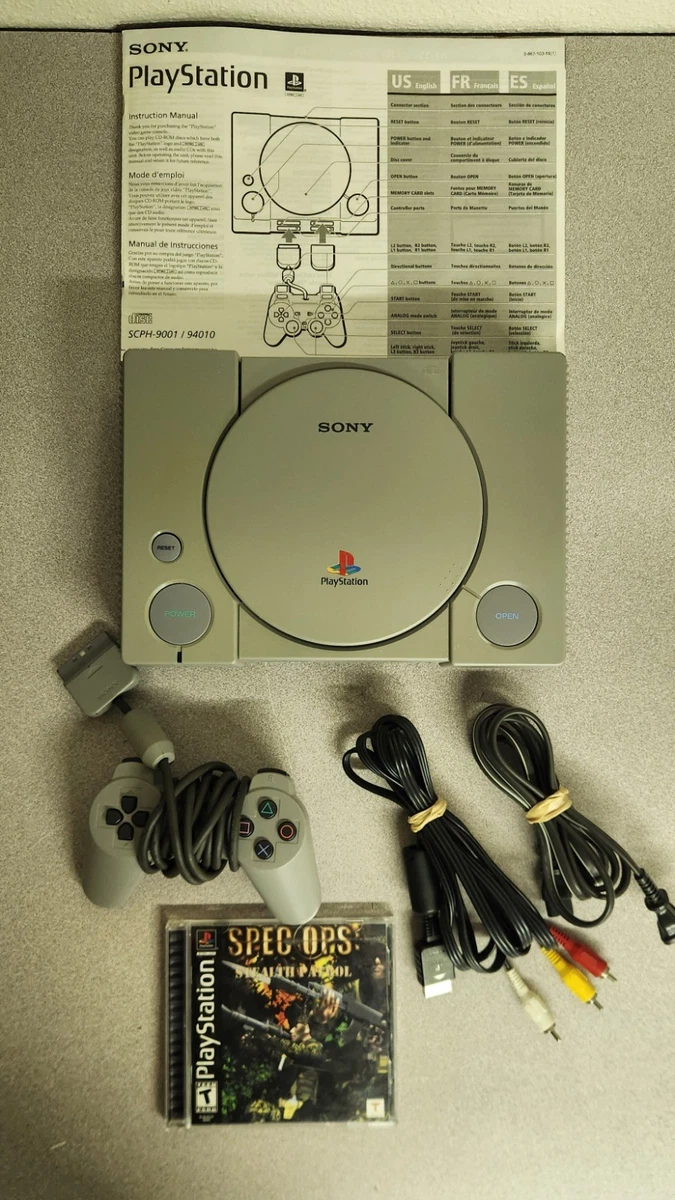 Sony PlayStation 1 Gray RF Video Game Consoles for sale | eBay