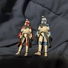 Star Wars Vintage Collection The Clone Wars ARC Trooper Captain Red And Blue