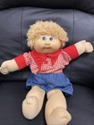Vintage Cabbage Patch Kids Doll 1982 Xavier Roberts Boy Blonde Hair Blue Eyes