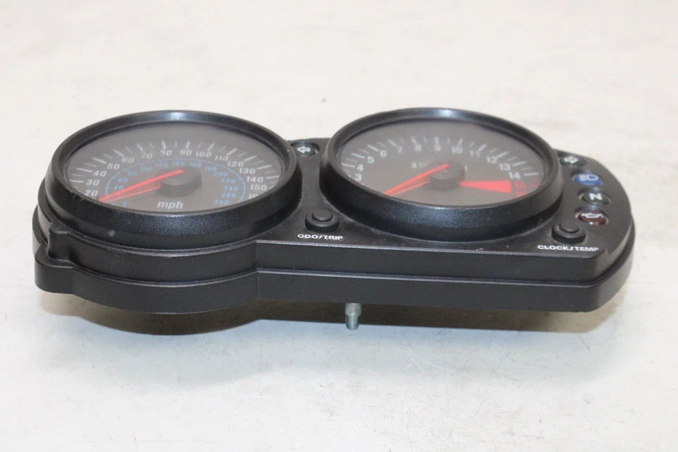 2002 KAWASAKI NINJA ZX6R ZX600J OEM SPEEDO TACH MEDIDORES PAINEL DE EXIBIÇÃO - Imagem 2 de 4
