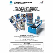 25-26 Futera Fan's Selection Olympique de Marseille Football Box sealed 25FUSFS