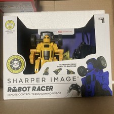 New Sharper Image Robot Racer Remote Control R/C Wireless Transforms