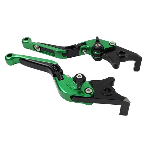 Grün Klappbar Ausziehbar Bremskupplungshebel Für 765 Street Triple R SPEED TWIN - Picture 6 of 11