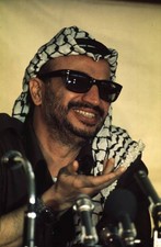 Palestinian leader Yasser Arafat formerly Mohammed Abed Ar'ouf Araf- Old Photo