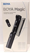 BOYA Magic Wireless Microphone, Kit 5 with 2X Microphones and a USB-C Receiver