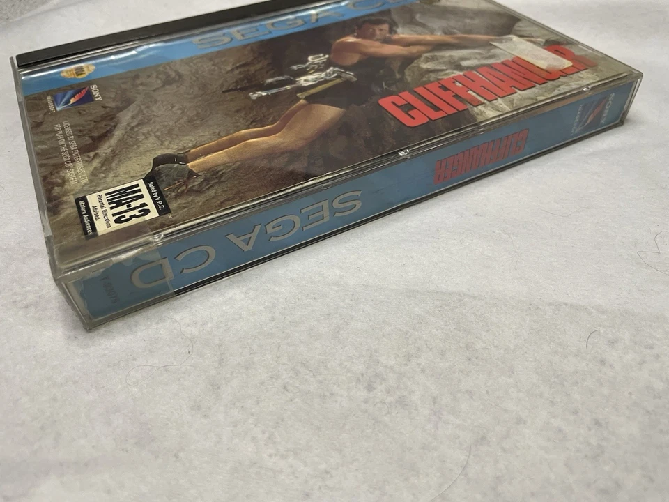 Cliffhanger (Sega CD, 1993) CIB COMPLETE IN BOX - Image 3 of 4