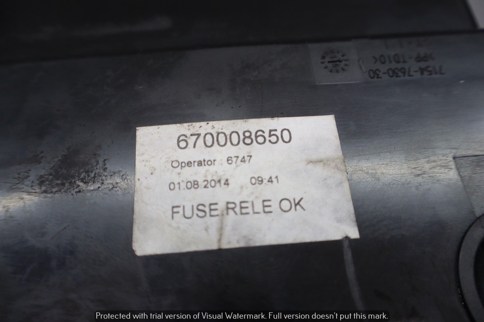 14-17 Maserati Ghibli Engine Fuse Box Battery Relay Junction 670008650 Oem