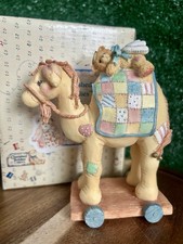    Enesco Cherished Teddies Camel 1993 Pull Toy Nativity Figurine