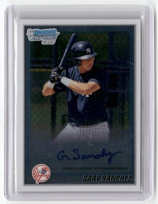 2010 Bowman Chrome #BCP207 Gary Sanchez Prospects Autographs