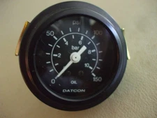 DATCON 0-150 PSI OIL PRESSURE GAUGE USA RAT ROD HOT ROD RACING USA