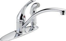 Delta Foundations Kitchen Faucet w/Side Spray Chrome. B3310LF