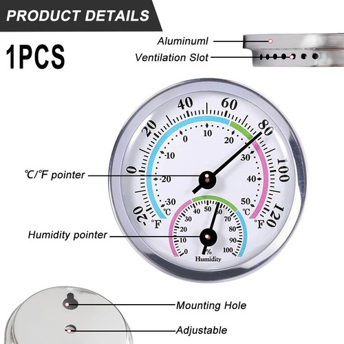 1 Pc Temperature Humidifier Indoor Sauna Room Temperature Humidity Tester New - Picture 12 of 21