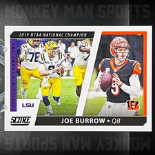 2021 Score - Joe Burrow - COLLEGIATE CHAMPIONS #CC1 LSU BENGALS MINT