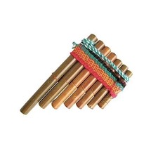 Panpipes &ndash; Mini Peruvian Zampo&ntilde;a 7 &times; 10cm - Handmade Bamboo Pan Flute