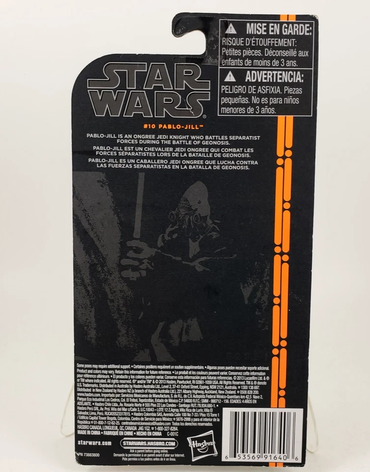 2013 Star Wars Hasbro Black Series Pablo-Jill 3.75inch Figure Orange Stripe MIP Foto 3 de 4