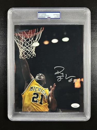 FAB FIVE (MICHIGAN) Autograph AUTO 8x10 Signed PSA 🔥 5 SLABBED Photos PSA/DNA - Picture 6 of 6