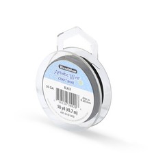 30 Gauge Tarnish Resistant Colored Copper Craft Wire Black 50 yd