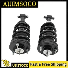 Pair Front Shock Strut Coil Spring Assembly for Cadillac Chevrolet GMC 2015-2020