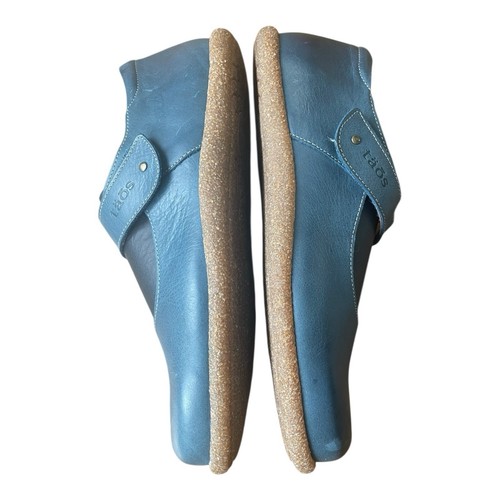Taos Mary Jane Womens Size 11 - 11.5 (EU 42) Ultimate Leather Shoes Blue Comfort - Picture 7 of 13