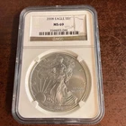 2008 American Silver Eagle $1, 1oz Fine Silver Coin NGC MS69 Fast Ship!
