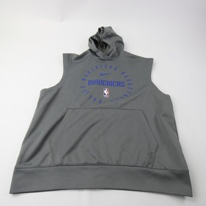 Dallas Mavericks Nike NBA Authentics Sweatshirt Men's Dark Gray Used