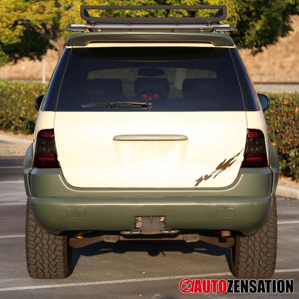 Fits 1998-2005 Benz W163 ML-Class Red Smoke LED Tail Lights Rear Brake Lamps - Image 4 of 4