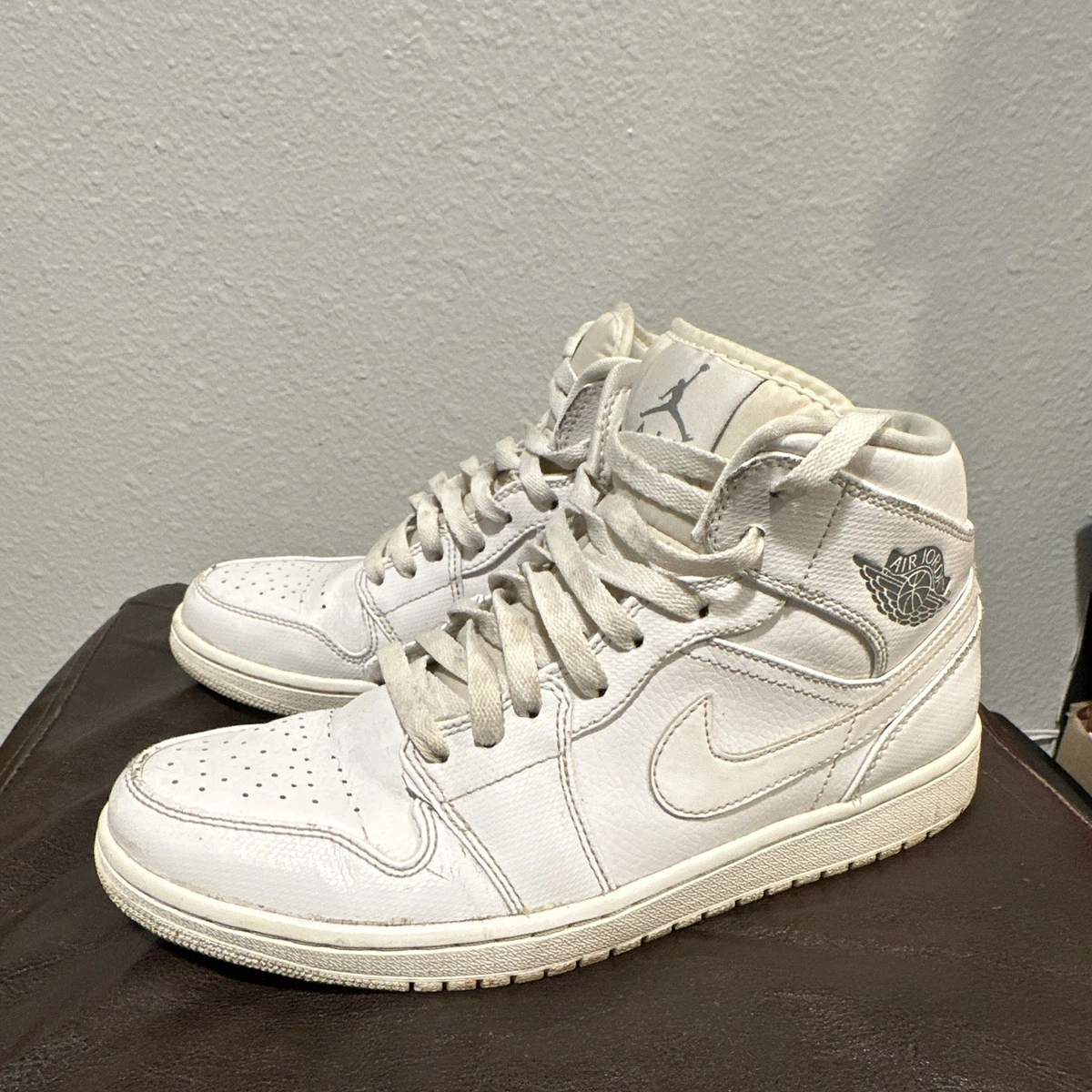 Air Jordan 1 Mid Triple White 29cm　新品 Preços baixos em Jordan 1 Mid Triple White | eBay