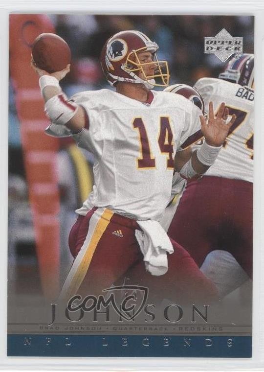 2000 Upper Deck Legends Brad Johnson #87 0o9
