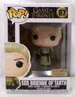 Funko Pop 87 Ser Brienne Of Tarth Game Of Thrones Television Box Lunch Exclusive