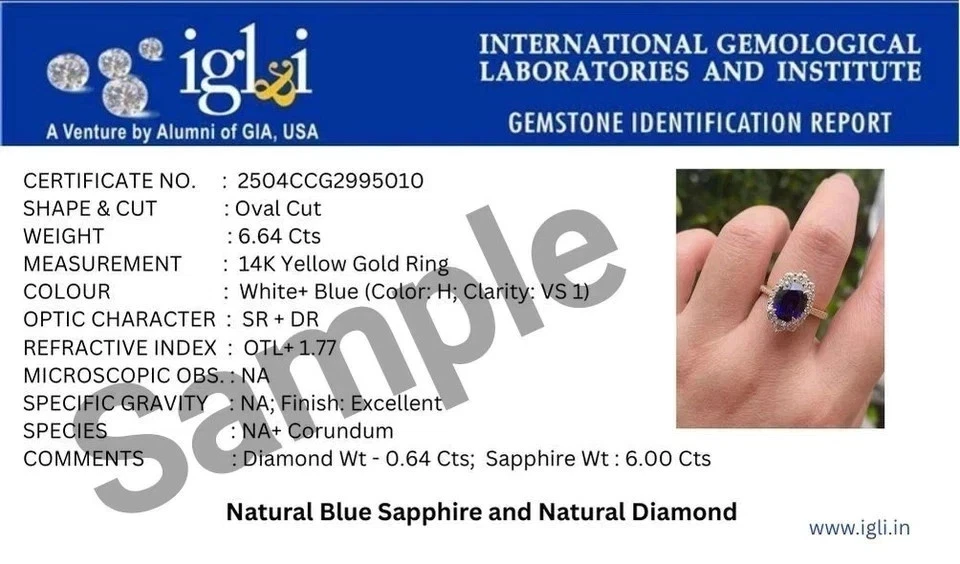 Anillo de compromiso de diamantes y aguamarina natural talla esmeralda de 3,40 quilates de oro amarillo de 14 k Foto 4 de 4