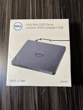 Dell DW316 External USB Slim DVD R/W Optical Drive