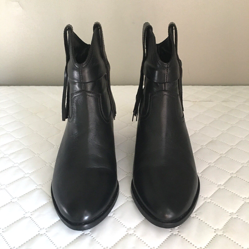 Joie Damen-Stiefelette Westernstiefeletten mit Quasten US 6 schwarz Leder Festival Keaton - Bild 3 von 11