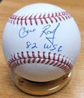 Autographed GENE ROOF  "82 WSC" Official Major League Baseball w/COA