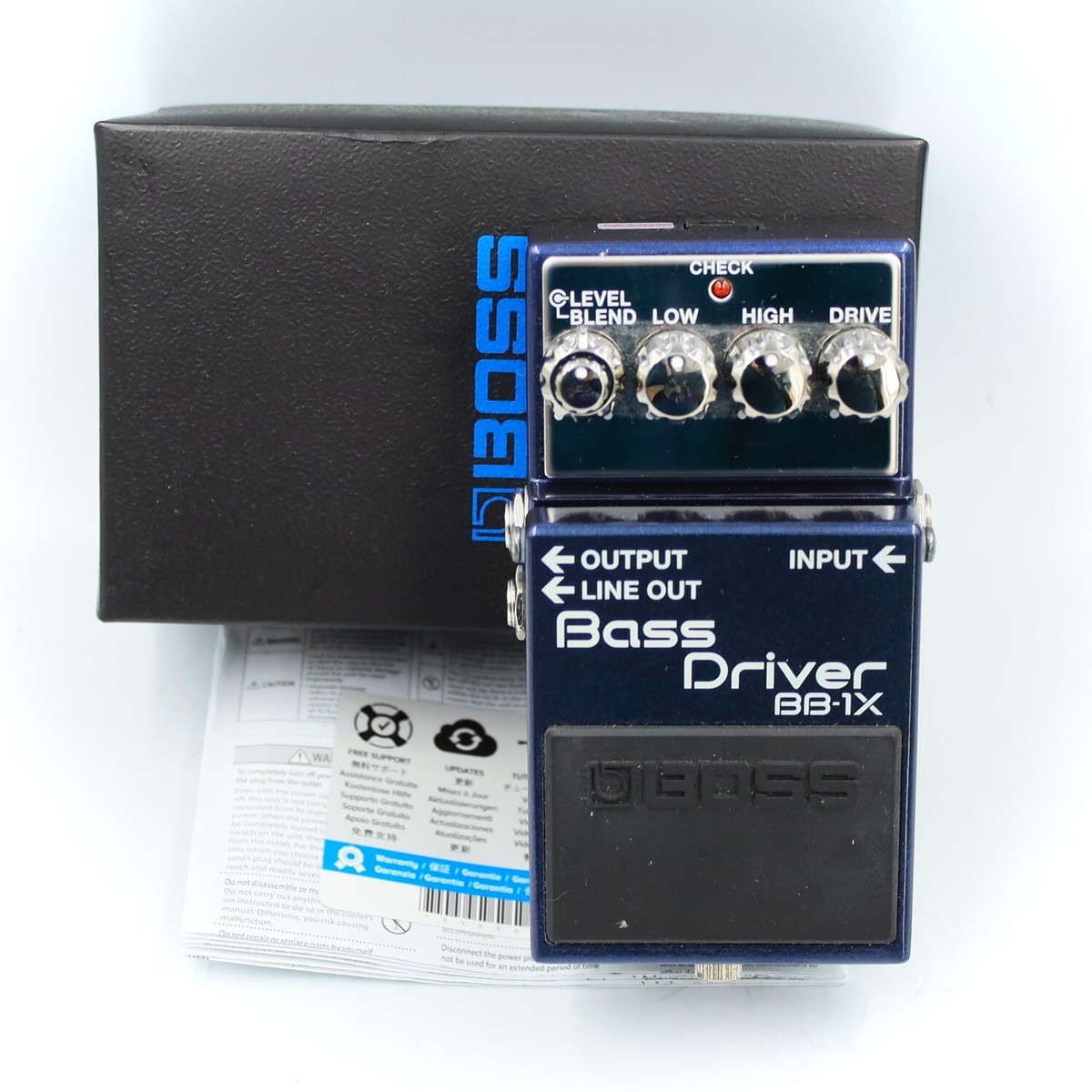 BOSS BB-1X Bass Driver With Original Box Guitar Effect Pedal BOSS BB-1X Bass Driver With Original Box Guitar Effect Pedal