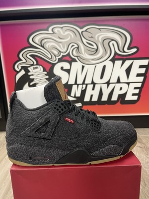 Jordan 4 Retro x Levi's Black Denim 
