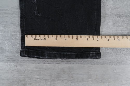 Diesel IAKOP Jeans Mens Stretch Regular Slim Tapered Black W36 L32 Wash R67OC - Picture 7 of 16