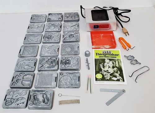 D-847 VINTAGE 1967 MATTEL EVERY THINGMAKER MACHINE, ACCESSORIES ...