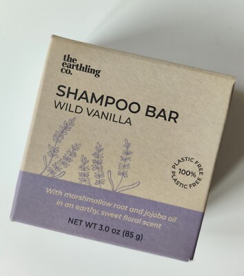 The Earthling Co. Shampoo Bar WILD VANILLA 3oz | Natürliche vegane Inhaltsstoffe