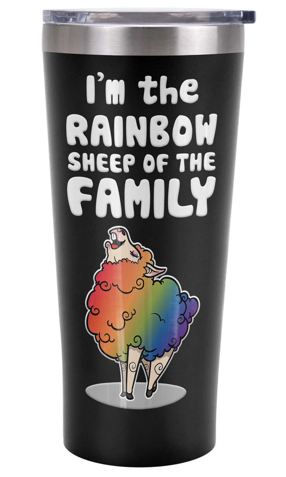 I'm The Rainbow Sheep Gay Pride Tumbler 20oz Vacuum Insulated Leak Resistant