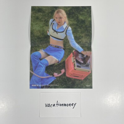 USA) TWICE Between 1&2 Official Folded Mini Poster Album Inclusion